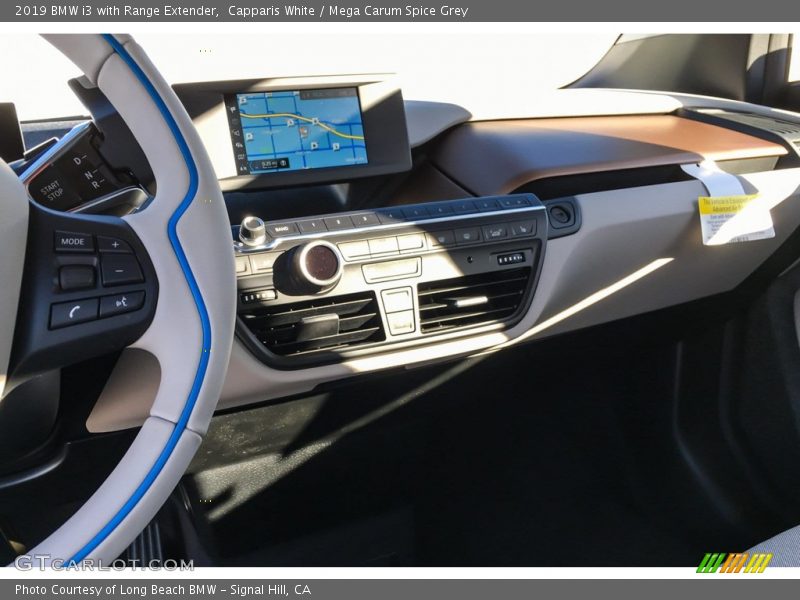 Capparis White / Mega Carum Spice Grey 2019 BMW i3 with Range Extender