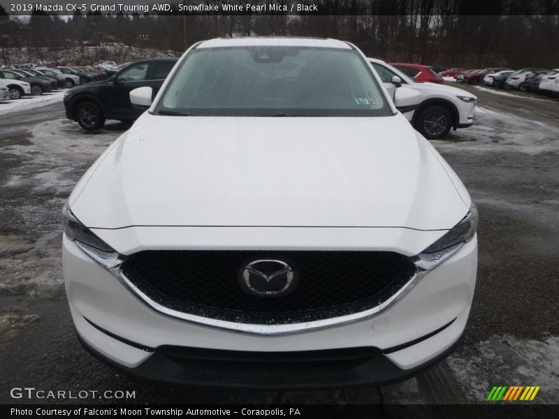 Snowflake White Pearl Mica / Black 2019 Mazda CX-5 Grand Touring AWD