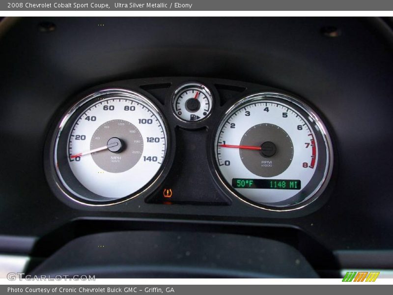 Ultra Silver Metallic / Ebony 2008 Chevrolet Cobalt Sport Coupe