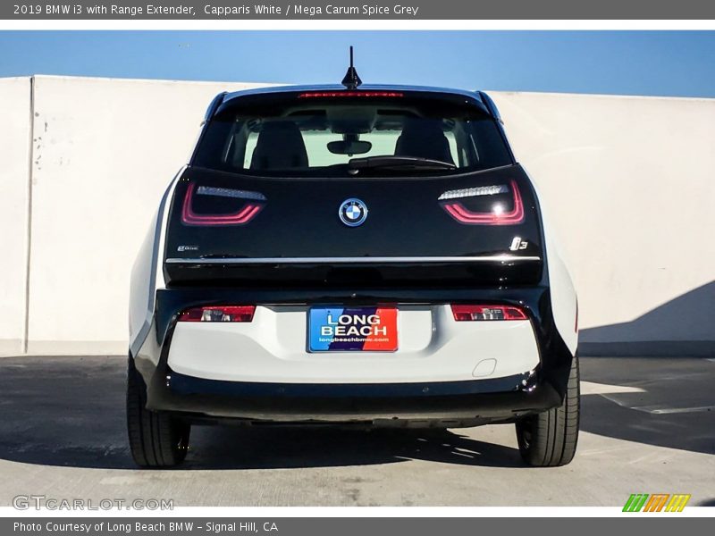 Capparis White / Mega Carum Spice Grey 2019 BMW i3 with Range Extender