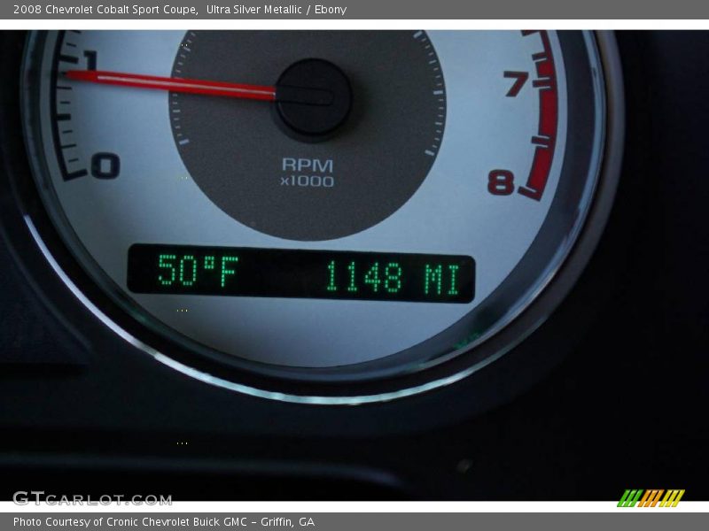 Ultra Silver Metallic / Ebony 2008 Chevrolet Cobalt Sport Coupe