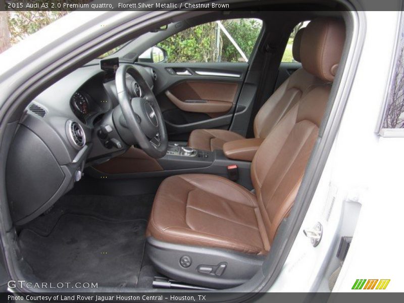 Florett Silver Metallic / Chestnut Brown 2015 Audi A3 2.0 Premium quattro