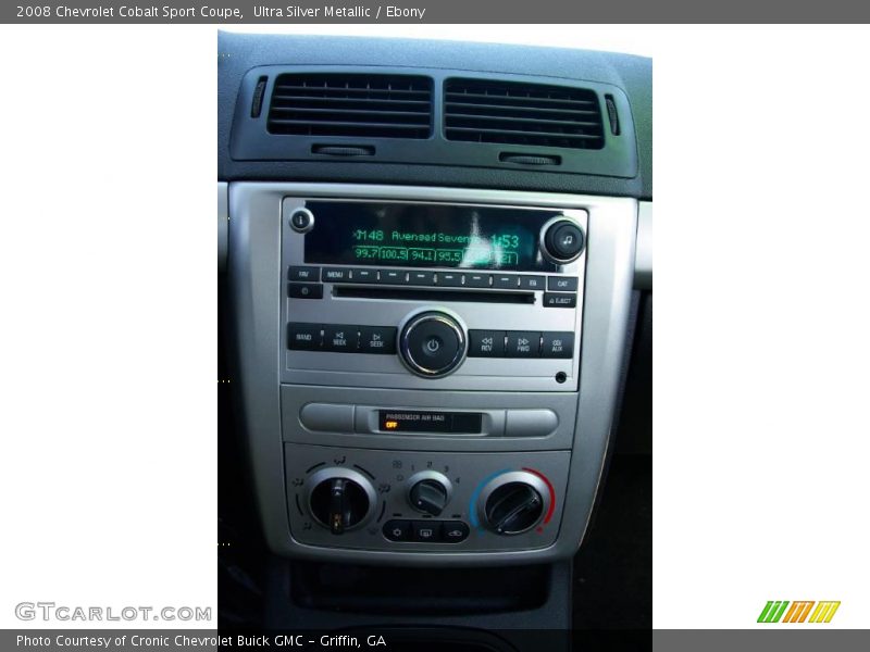 Ultra Silver Metallic / Ebony 2008 Chevrolet Cobalt Sport Coupe