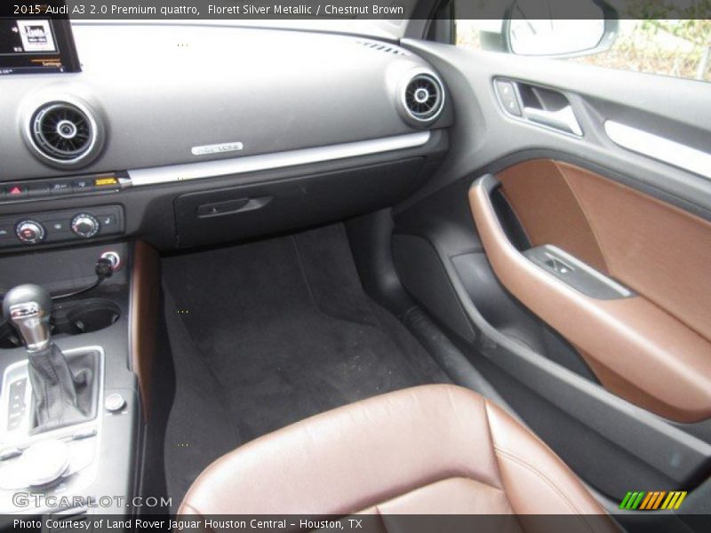 Florett Silver Metallic / Chestnut Brown 2015 Audi A3 2.0 Premium quattro