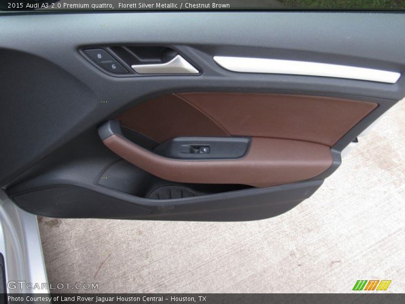 Florett Silver Metallic / Chestnut Brown 2015 Audi A3 2.0 Premium quattro