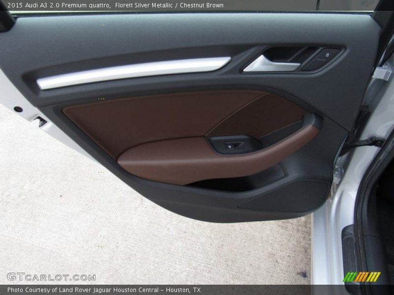 Florett Silver Metallic / Chestnut Brown 2015 Audi A3 2.0 Premium quattro