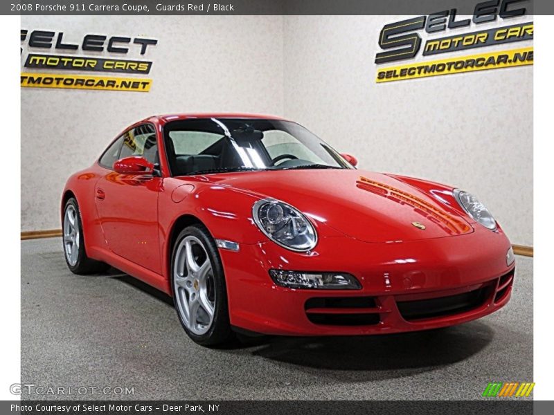 Guards Red / Black 2008 Porsche 911 Carrera Coupe