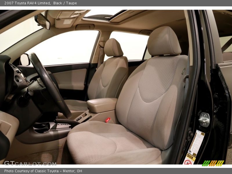 Black / Taupe 2007 Toyota RAV4 Limited