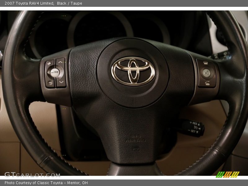 Black / Taupe 2007 Toyota RAV4 Limited