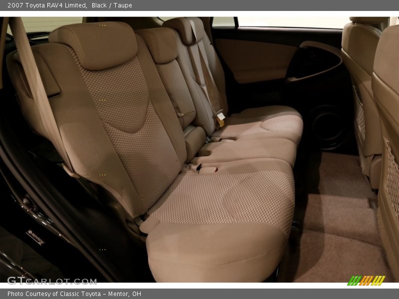 Black / Taupe 2007 Toyota RAV4 Limited