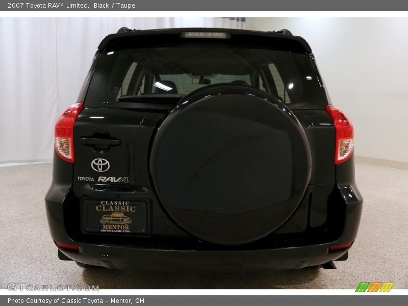 Black / Taupe 2007 Toyota RAV4 Limited