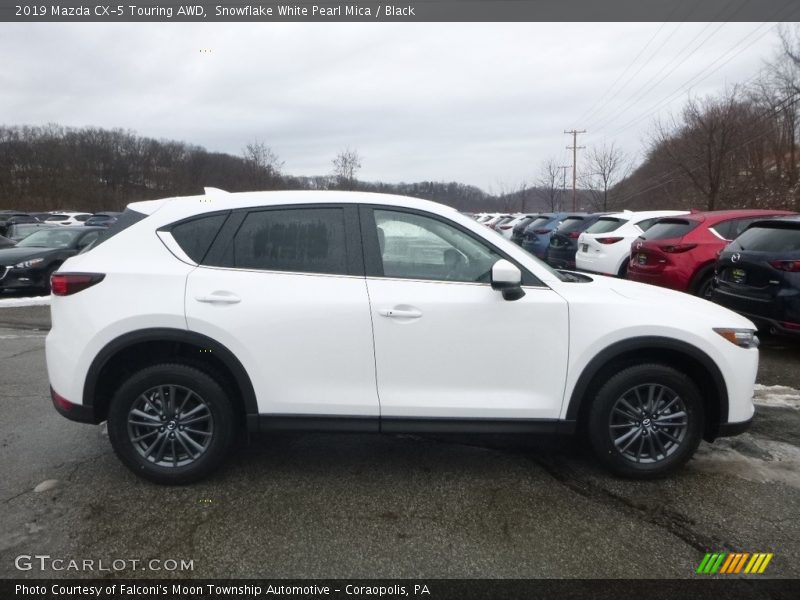Snowflake White Pearl Mica / Black 2019 Mazda CX-5 Touring AWD