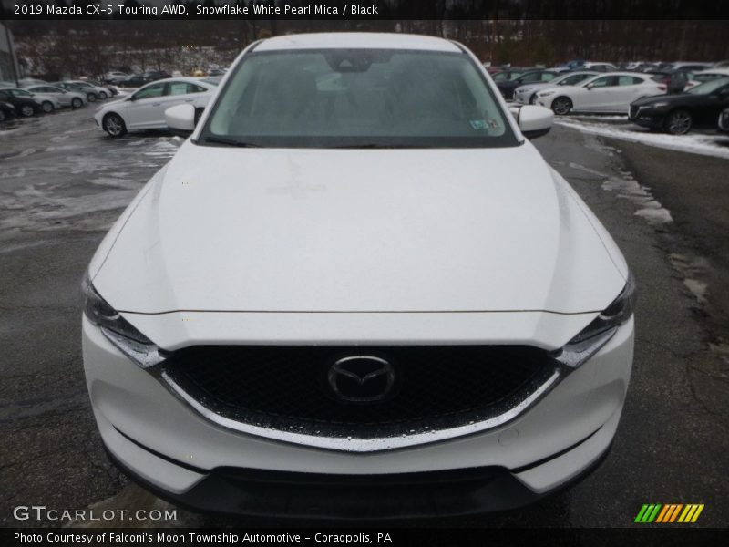 Snowflake White Pearl Mica / Black 2019 Mazda CX-5 Touring AWD
