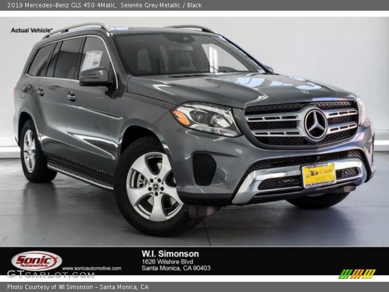 Selenite Grey Metallic / Black 2019 Mercedes-Benz GLS 450 4Matic