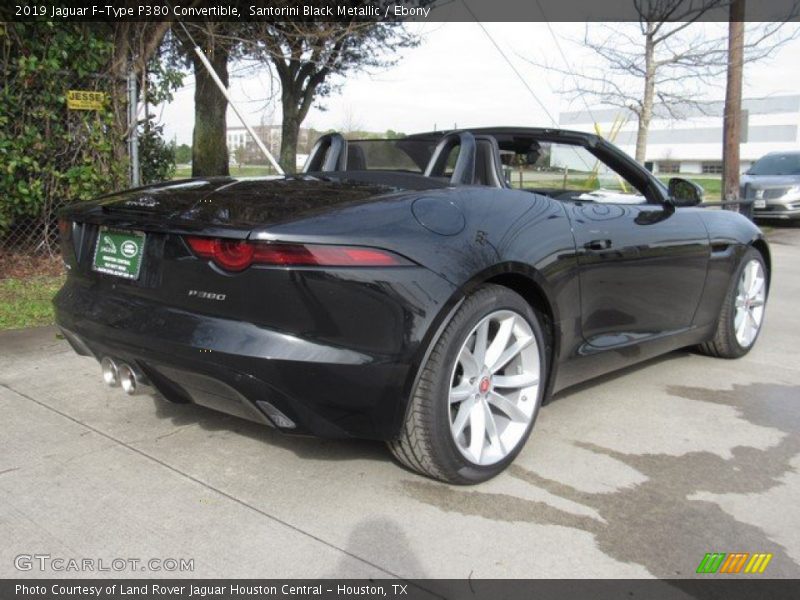 Santorini Black Metallic / Ebony 2019 Jaguar F-Type P380 Convertible