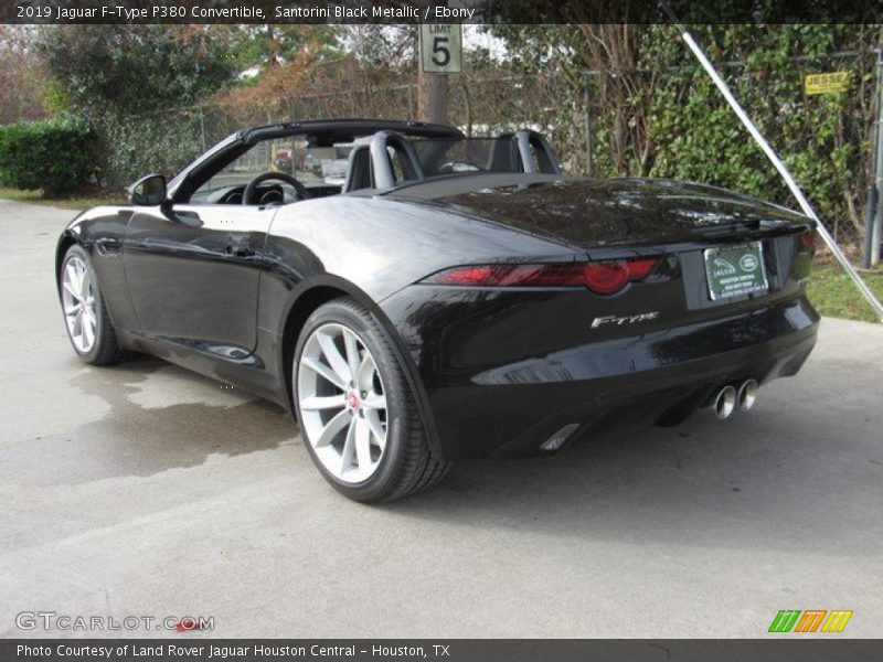 Santorini Black Metallic / Ebony 2019 Jaguar F-Type P380 Convertible