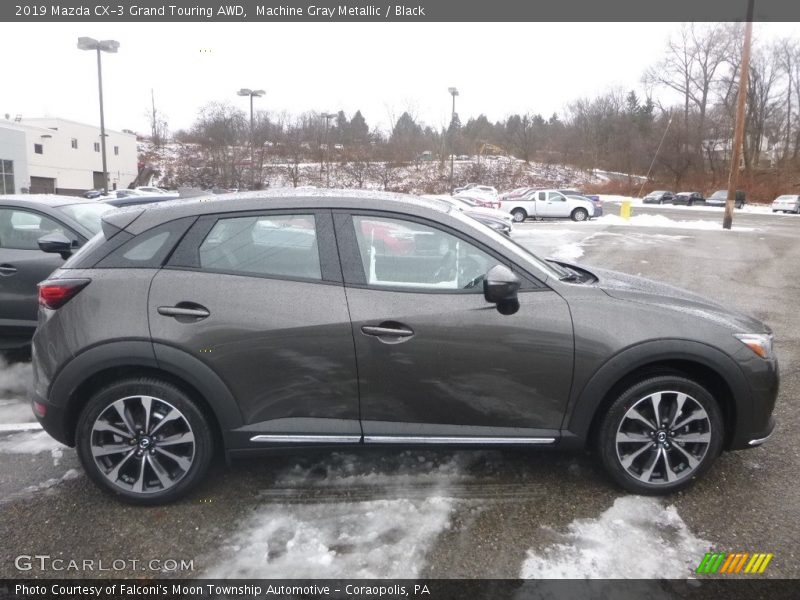 Machine Gray Metallic / Black 2019 Mazda CX-3 Grand Touring AWD