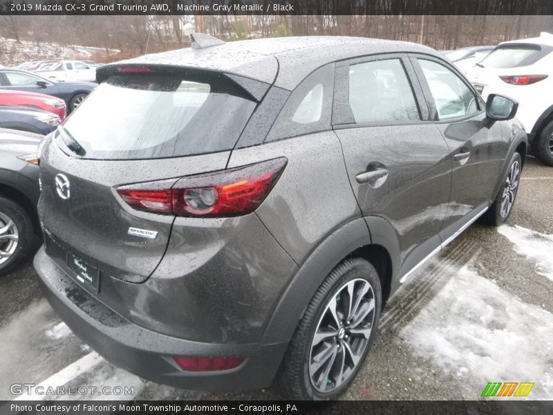 Machine Gray Metallic / Black 2019 Mazda CX-3 Grand Touring AWD