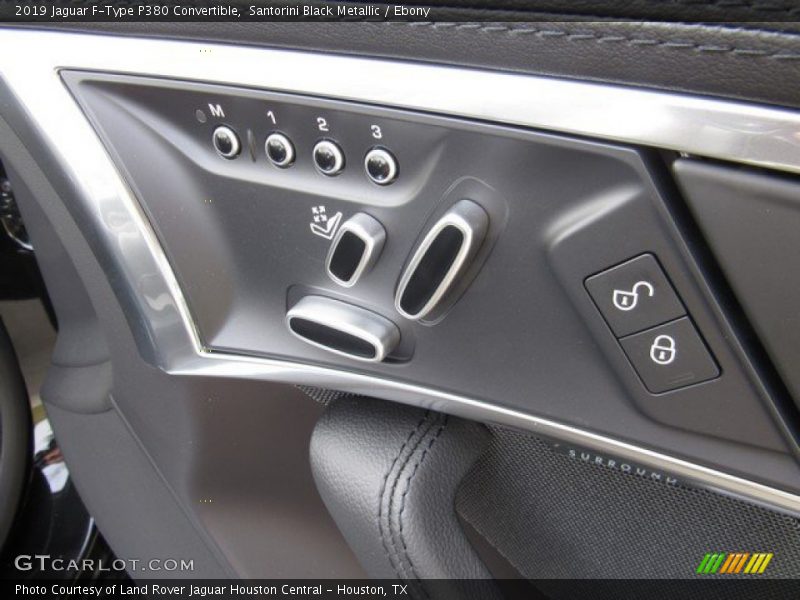 Controls of 2019 F-Type P380 Convertible