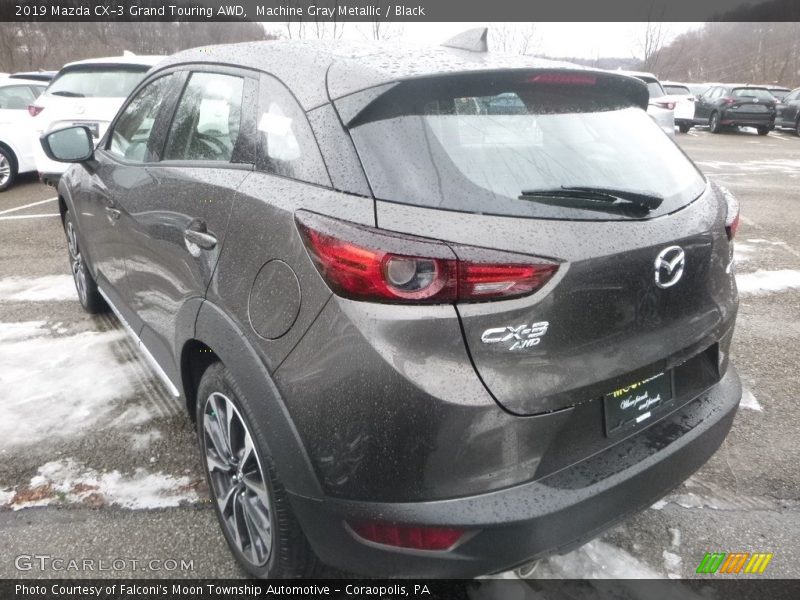 Machine Gray Metallic / Black 2019 Mazda CX-3 Grand Touring AWD