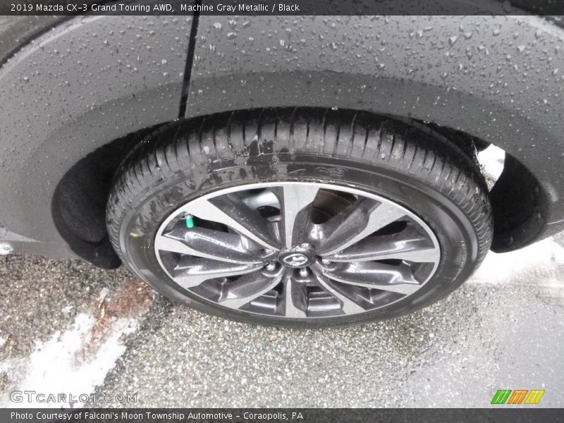 Machine Gray Metallic / Black 2019 Mazda CX-3 Grand Touring AWD