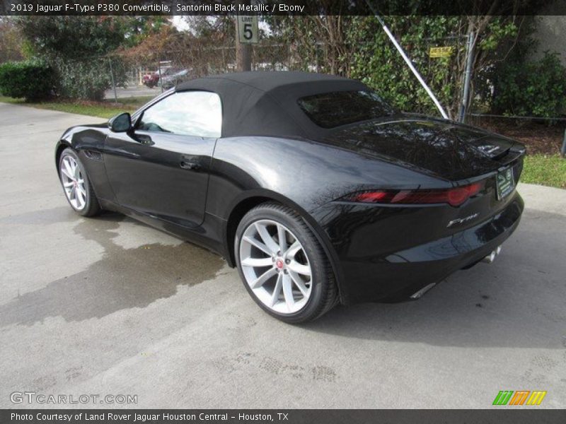 Santorini Black Metallic / Ebony 2019 Jaguar F-Type P380 Convertible