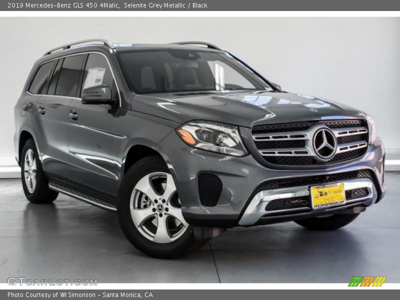 Selenite Grey Metallic / Black 2019 Mercedes-Benz GLS 450 4Matic