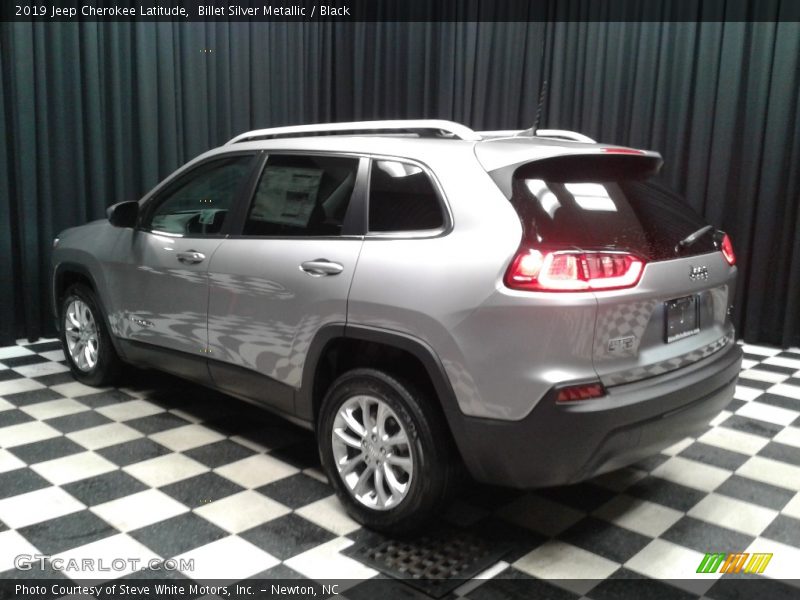 Billet Silver Metallic / Black 2019 Jeep Cherokee Latitude