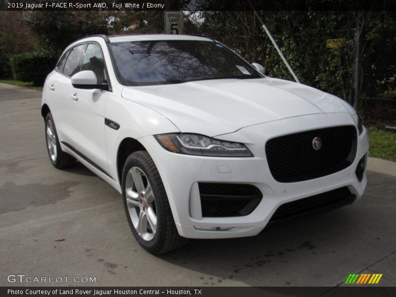 Fuji White / Ebony 2019 Jaguar F-PACE R-Sport AWD