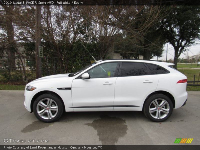 Fuji White / Ebony 2019 Jaguar F-PACE R-Sport AWD