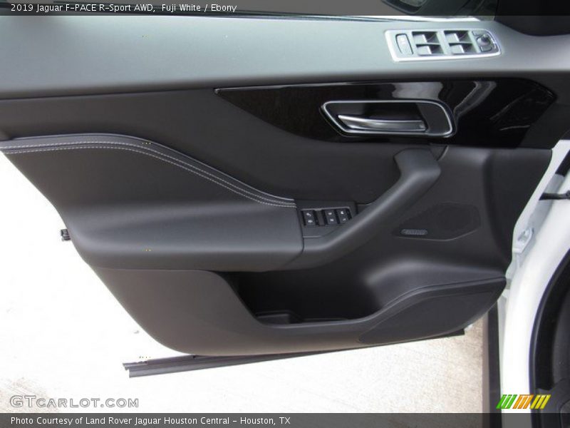 Fuji White / Ebony 2019 Jaguar F-PACE R-Sport AWD
