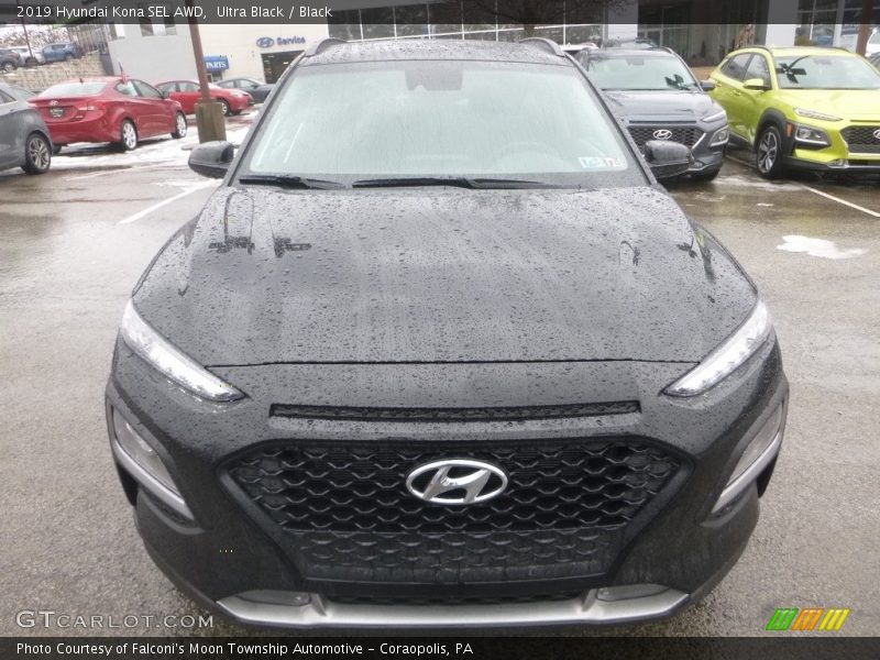 Ultra Black / Black 2019 Hyundai Kona SEL AWD