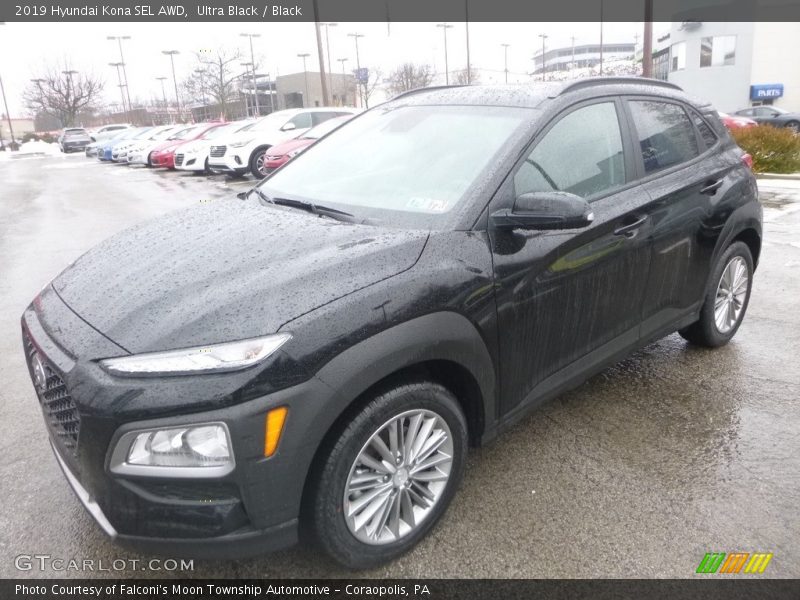 Ultra Black / Black 2019 Hyundai Kona SEL AWD