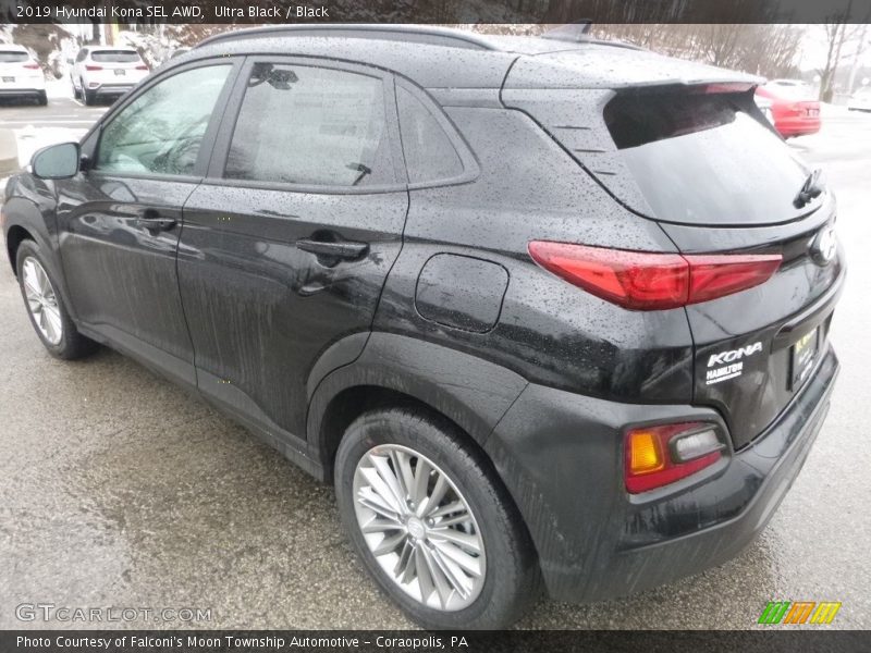 Ultra Black / Black 2019 Hyundai Kona SEL AWD