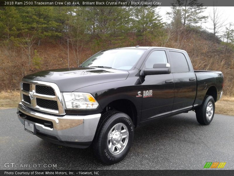 Brilliant Black Crystal Pearl / Black/Diesel Gray 2018 Ram 2500 Tradesman Crew Cab 4x4