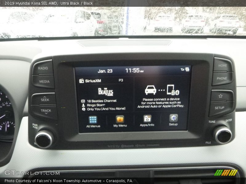 Ultra Black / Black 2019 Hyundai Kona SEL AWD