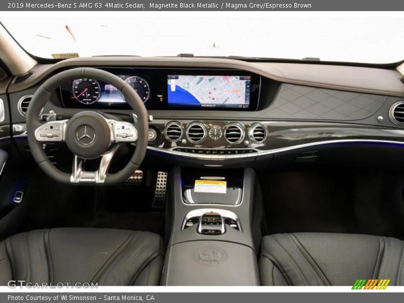 Dashboard of 2019 S AMG 63 4Matic Sedan