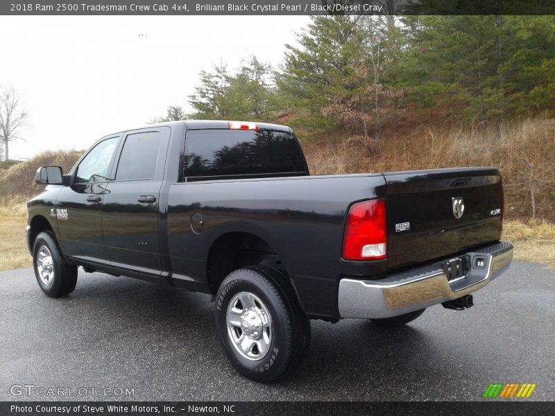 Brilliant Black Crystal Pearl / Black/Diesel Gray 2018 Ram 2500 Tradesman Crew Cab 4x4