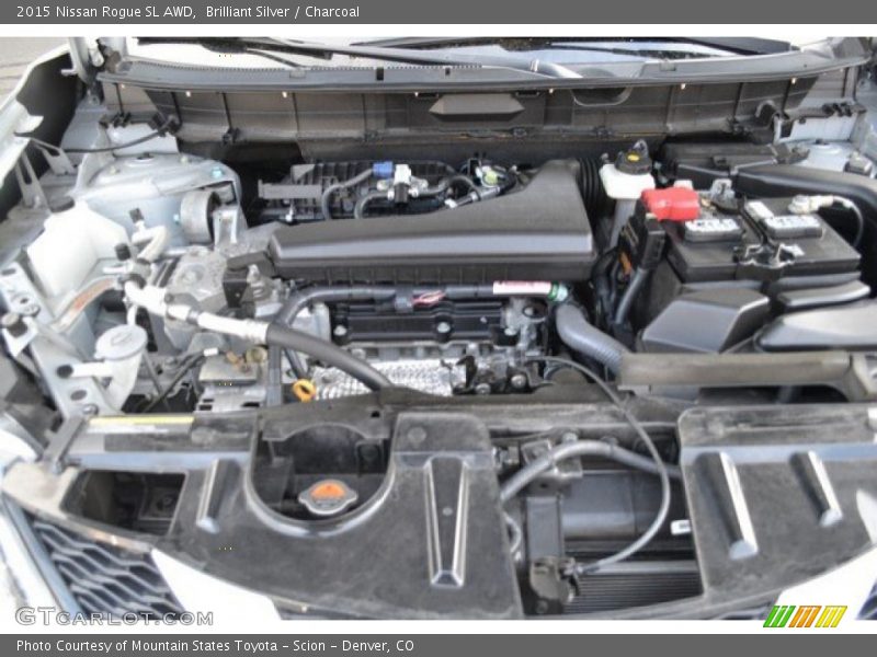 Brilliant Silver / Charcoal 2015 Nissan Rogue SL AWD