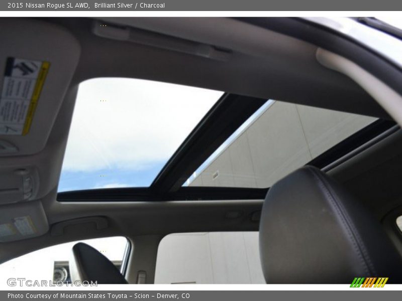 Brilliant Silver / Charcoal 2015 Nissan Rogue SL AWD