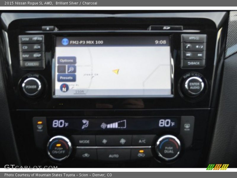 Brilliant Silver / Charcoal 2015 Nissan Rogue SL AWD