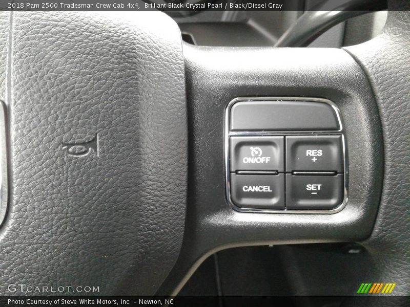 Brilliant Black Crystal Pearl / Black/Diesel Gray 2018 Ram 2500 Tradesman Crew Cab 4x4