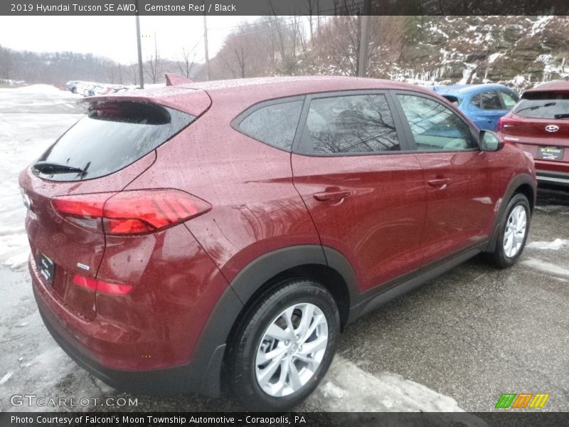 Gemstone Red / Black 2019 Hyundai Tucson SE AWD