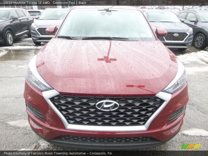 Gemstone Red / Black 2019 Hyundai Tucson SE AWD