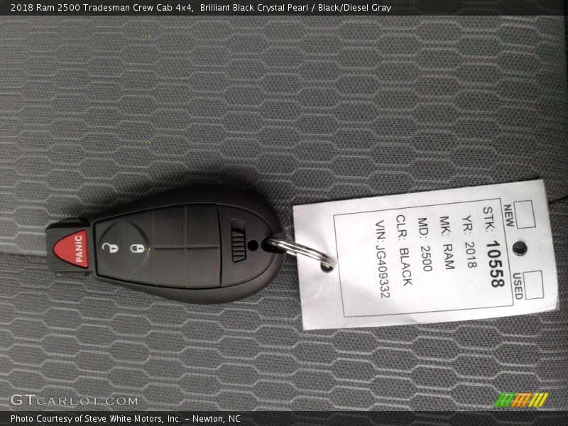 Brilliant Black Crystal Pearl / Black/Diesel Gray 2018 Ram 2500 Tradesman Crew Cab 4x4
