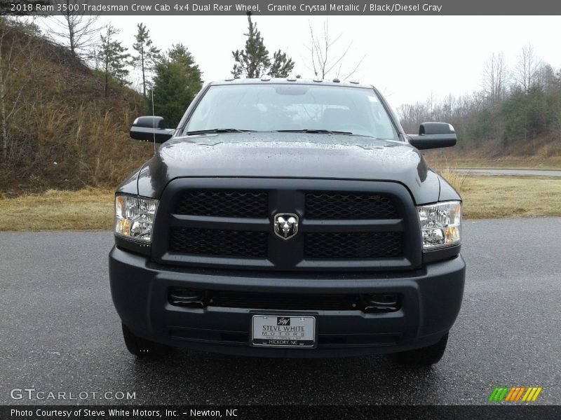 Granite Crystal Metallic / Black/Diesel Gray 2018 Ram 3500 Tradesman Crew Cab 4x4 Dual Rear Wheel