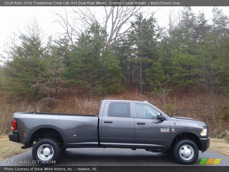 Granite Crystal Metallic / Black/Diesel Gray 2018 Ram 3500 Tradesman Crew Cab 4x4 Dual Rear Wheel