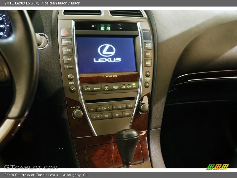 Obsidian Black / Black 2011 Lexus ES 350