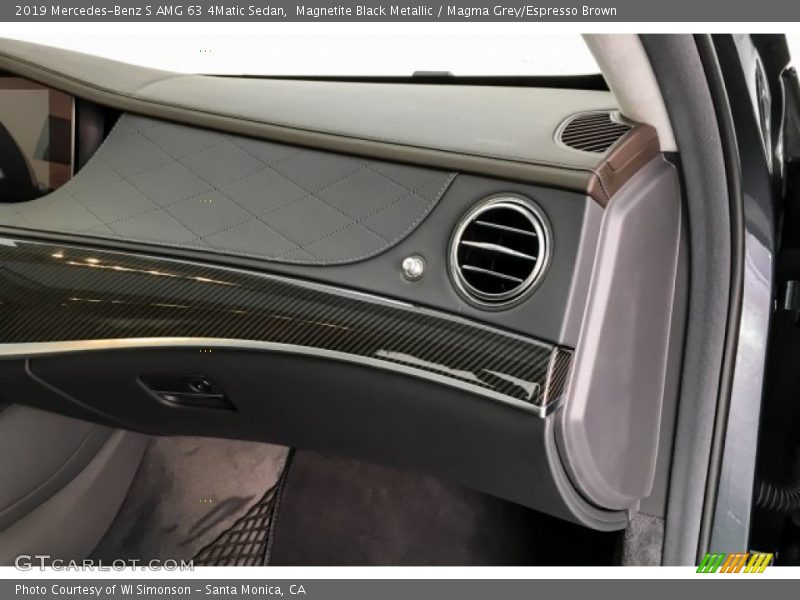 Magnetite Black Metallic / Magma Grey/Espresso Brown 2019 Mercedes-Benz S AMG 63 4Matic Sedan