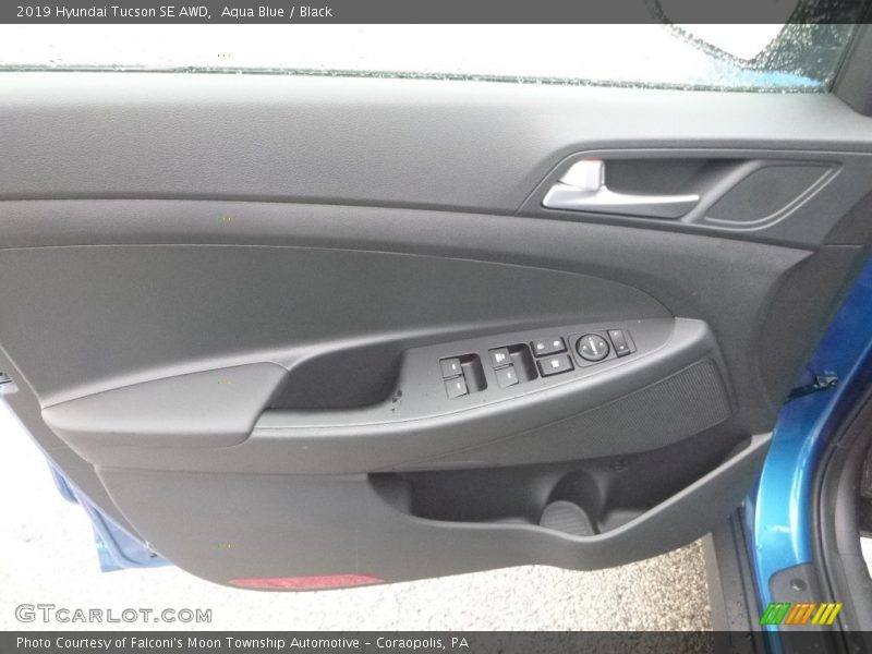 Aqua Blue / Black 2019 Hyundai Tucson SE AWD